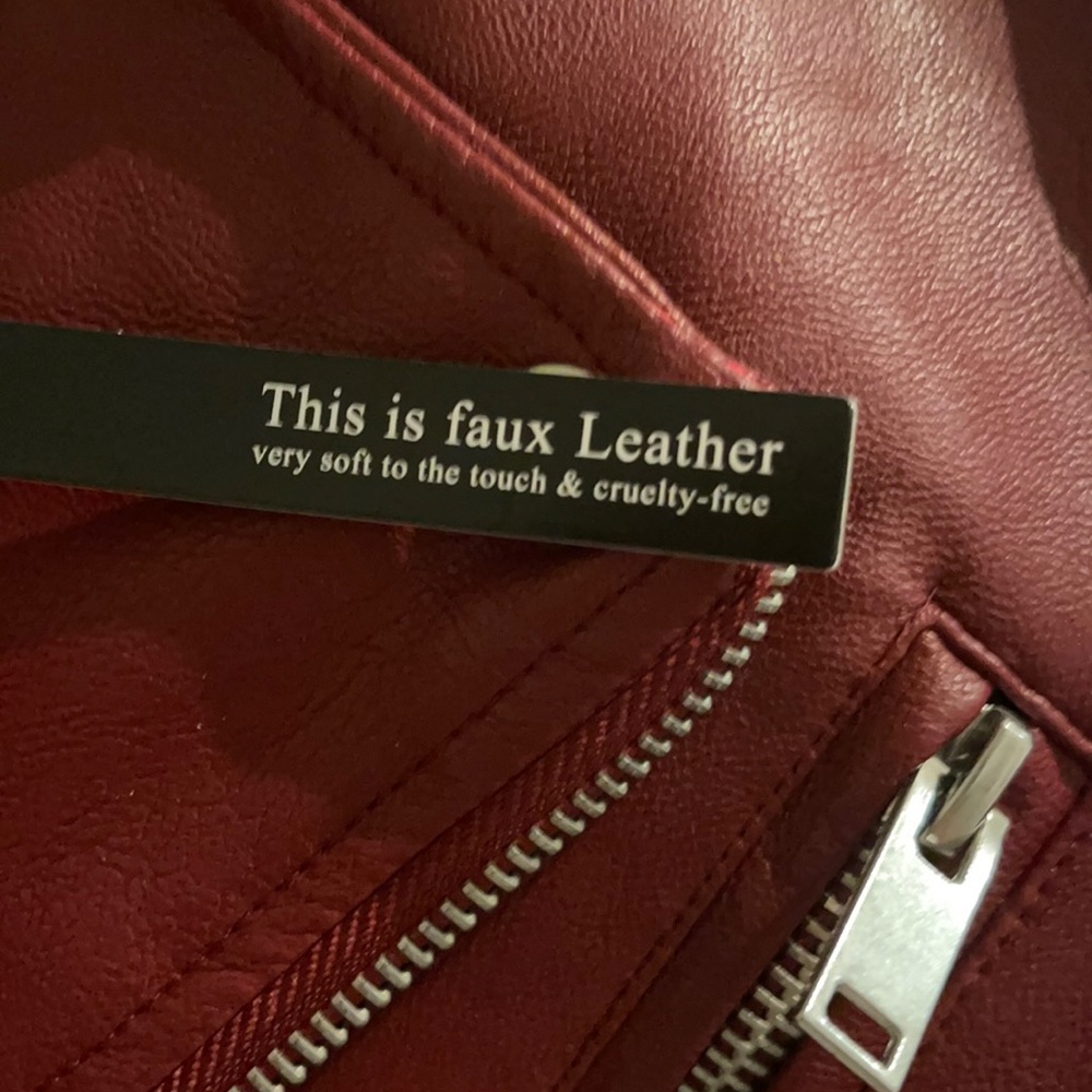 Red Bomber Jacket - Picture 4 of 7